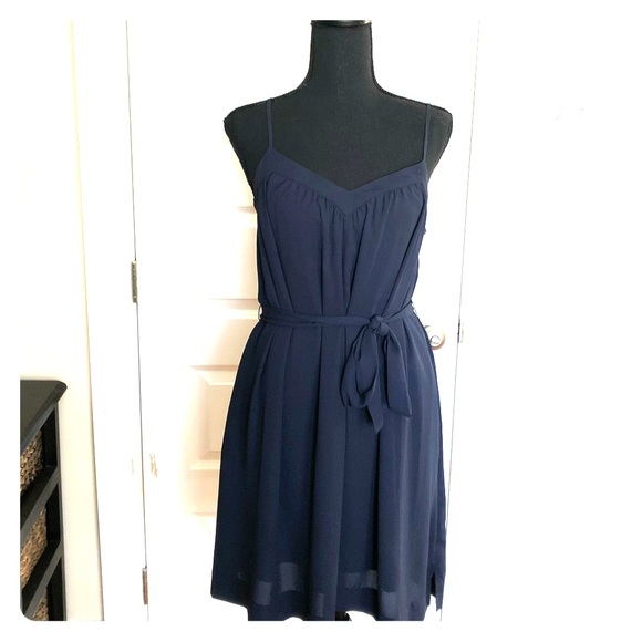 Navy Banana Republic dress, size 4 - Picture 1 of 5